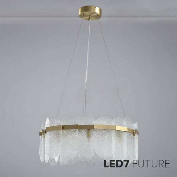 Loft Industry Modern - Leaf Circle PV Chandelier